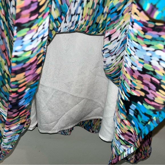 Shabby Apple Maxi Skirt Mosaic Print Chiffon Layered - Picture 7 of 13